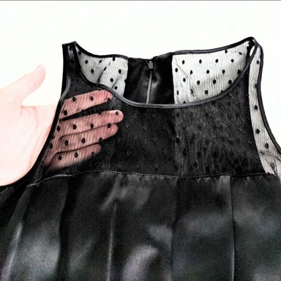 Alexia Admor Silk Tiered Black Cocktail Dress - Picture 3 of 8